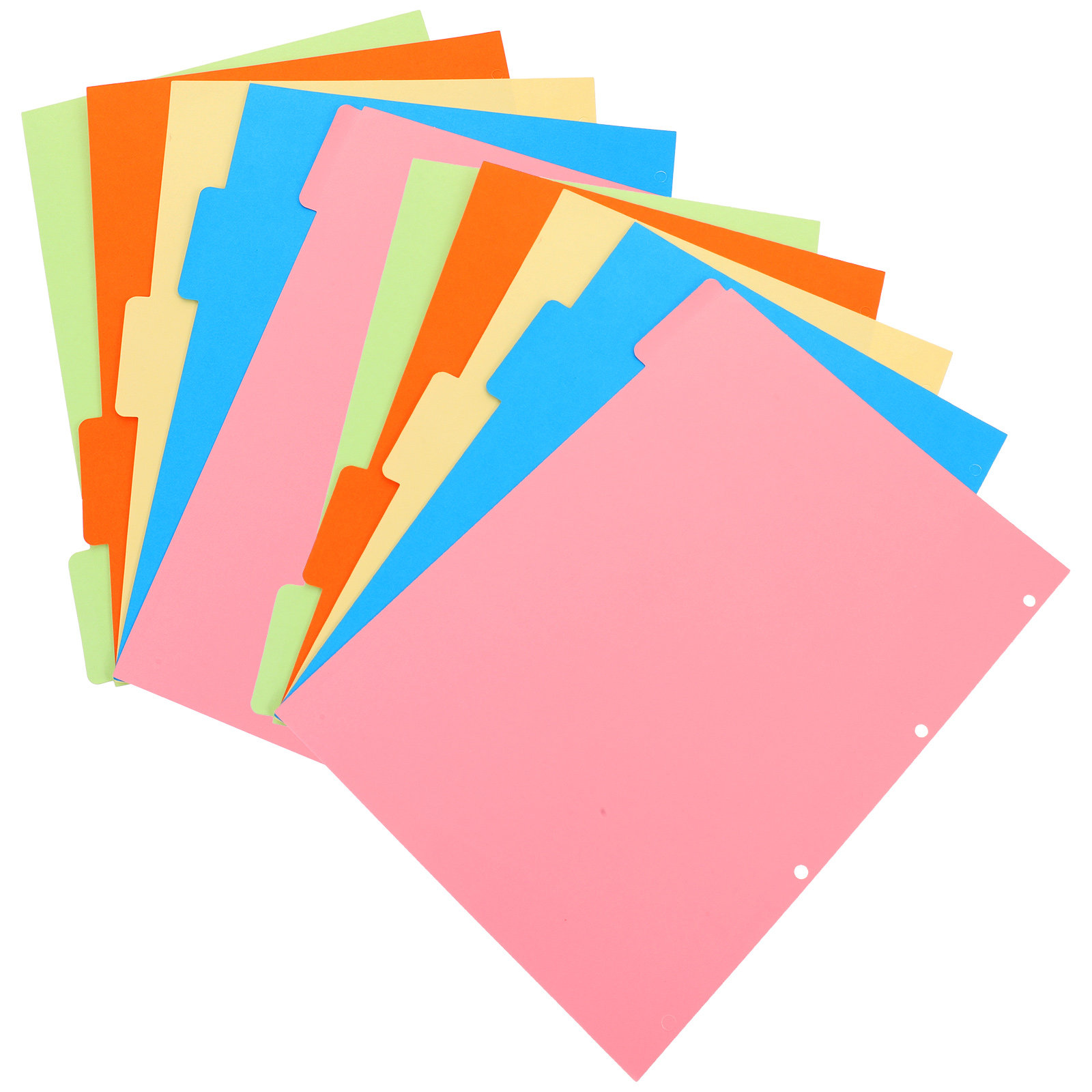 Tab Divider A4 - 2 Adet Renkli Dosya Bölücü, 4