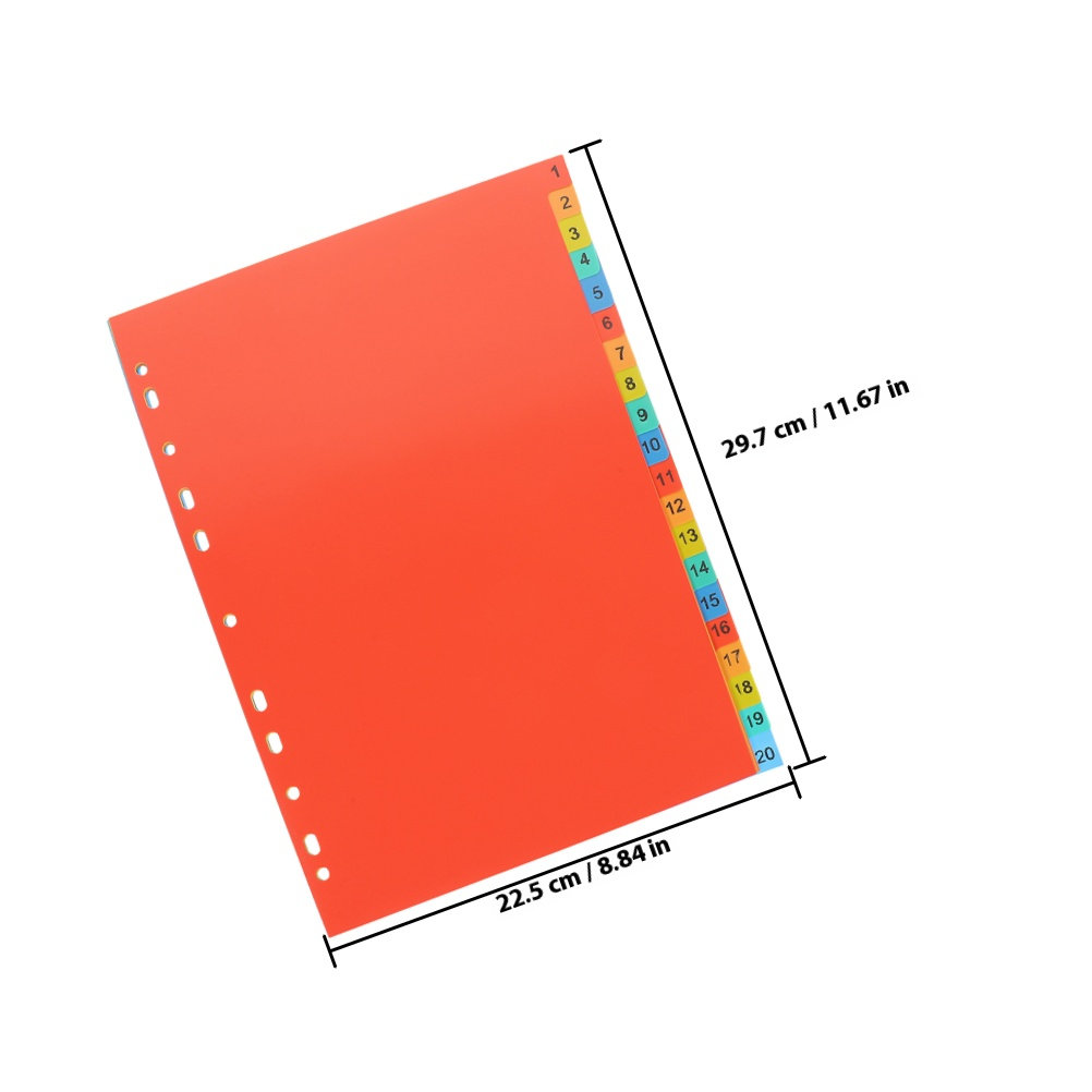 2 Takım Plastik Bölücü, Gevşek - Tab Divider A4 incelemesi ve fiyatı