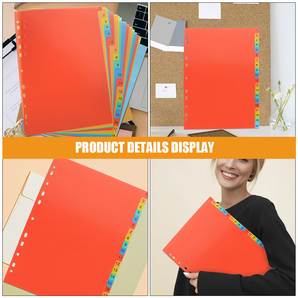 2 Takım Plastik Bölücü, Gevşek - Tab Divider A4 incelemesi ve fiyatı