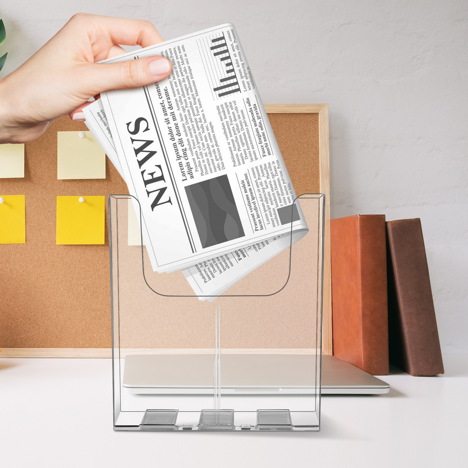 2 Adet Şeffaf Akrilik Duvar Do - Magazine Holder Rack incelemesi ve fiyatı