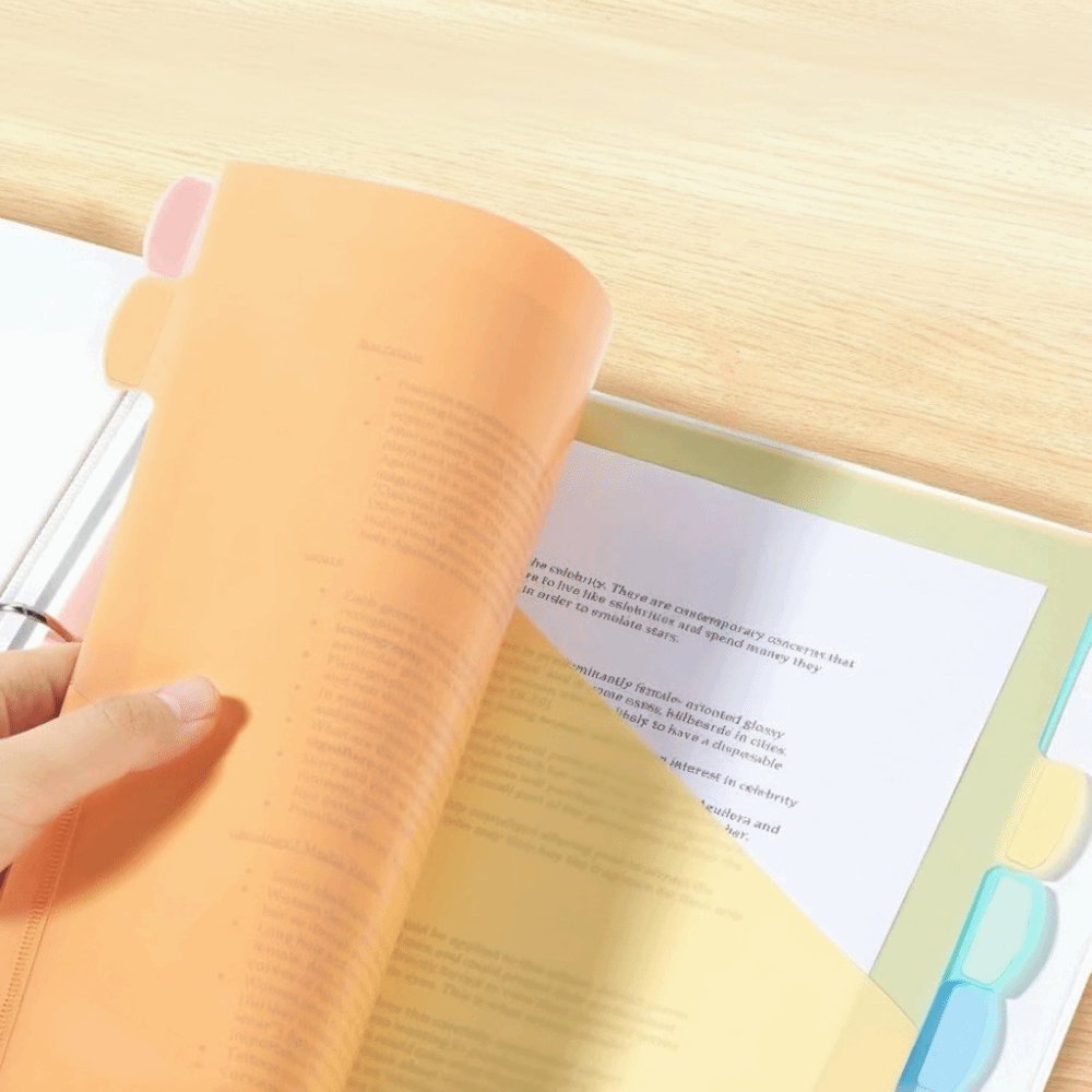8 adet A4 Pastel Renkli Dosya  - Tab Divider A4 incelemesi ve fiyatı
