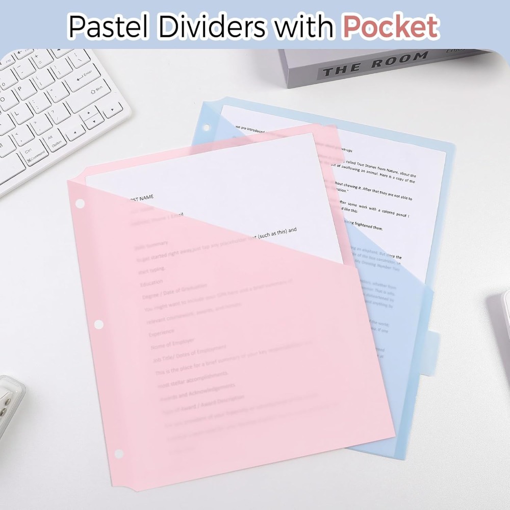 8 adet A4 Pastel Renkli Dosya  - Tab Divider A4 incelemesi ve fiyatı
